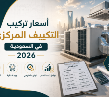 أسعار تركيب التكييف المركزي في السعودية 2026: كل ما تحتاج معرفته