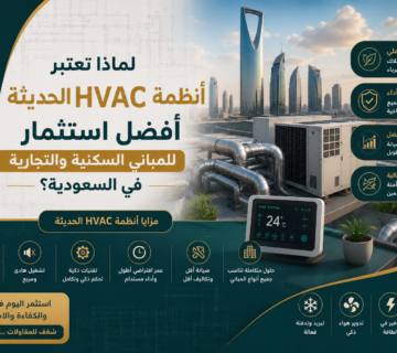 لماذا تعتبر أنظمة HVAC الحديثة أفضل استثمار للمباني السكنية والتجارية في السعودية؟