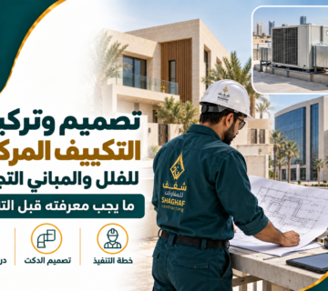 تركيب التكييف المركزي