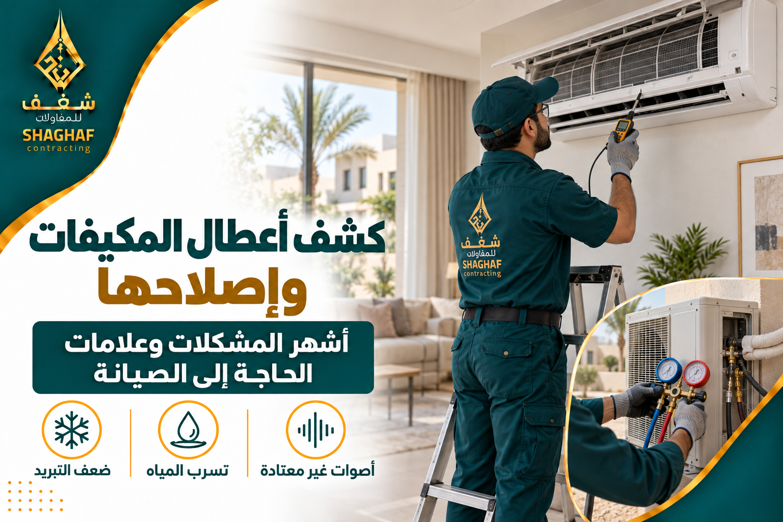 كشف أعطال المكيفات